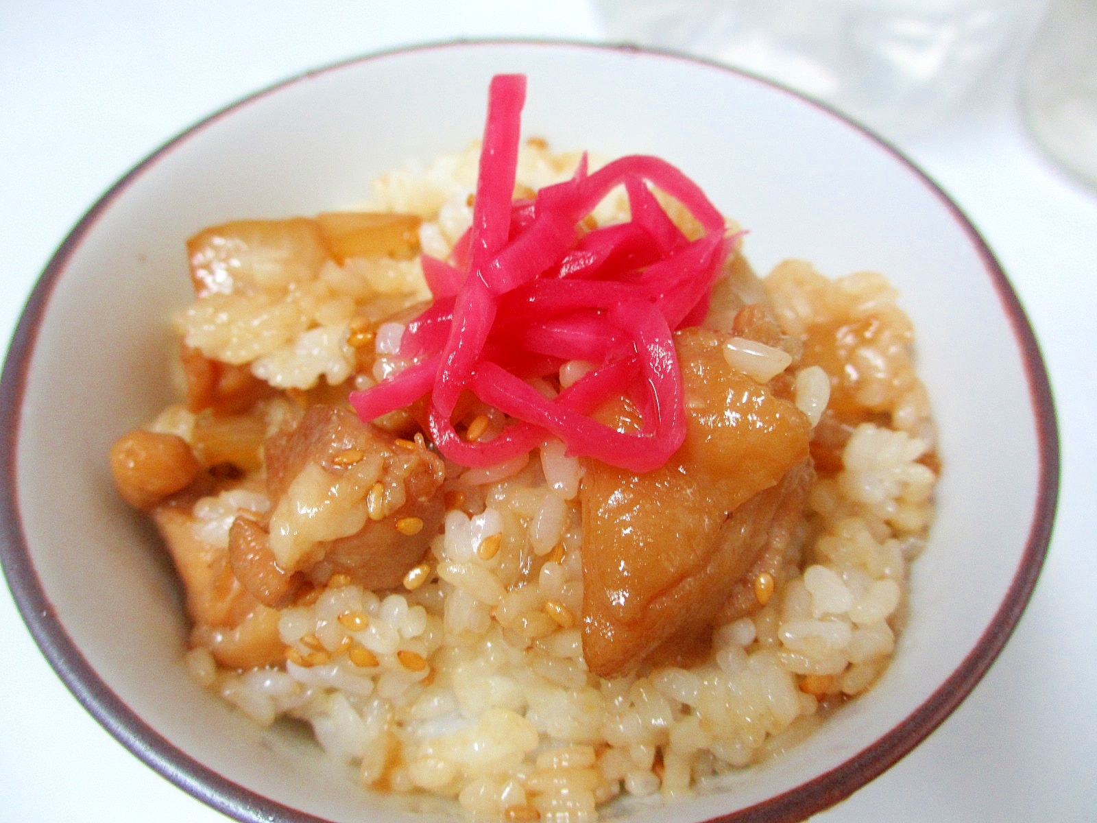 鶏肉と玉ねぎの混ぜご飯