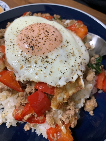 大好きなガパオを家で食べられて幸せ♡美味しかったです！また作ります♪