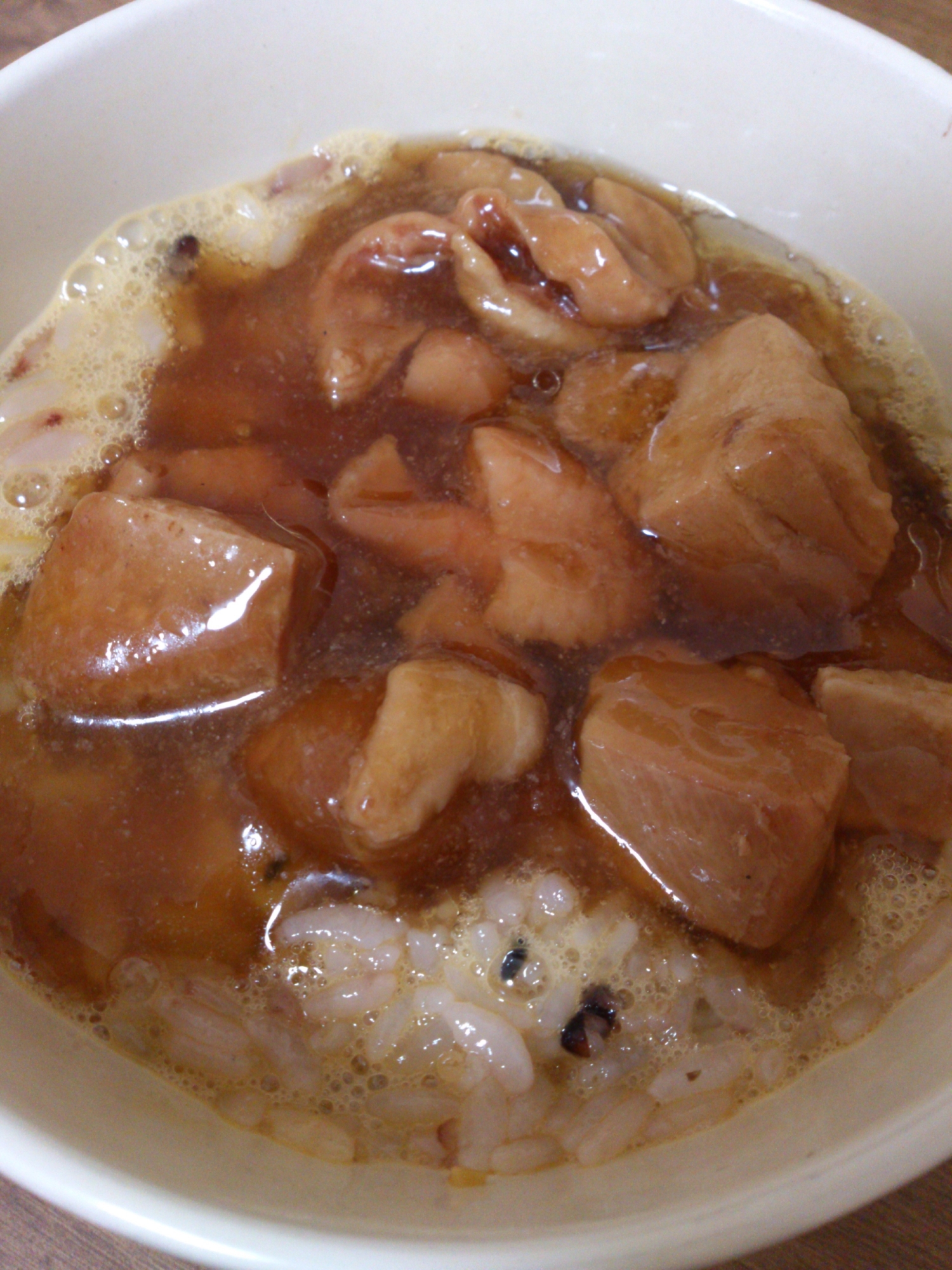 焼き鳥缶で♡うまうま卵かけご飯