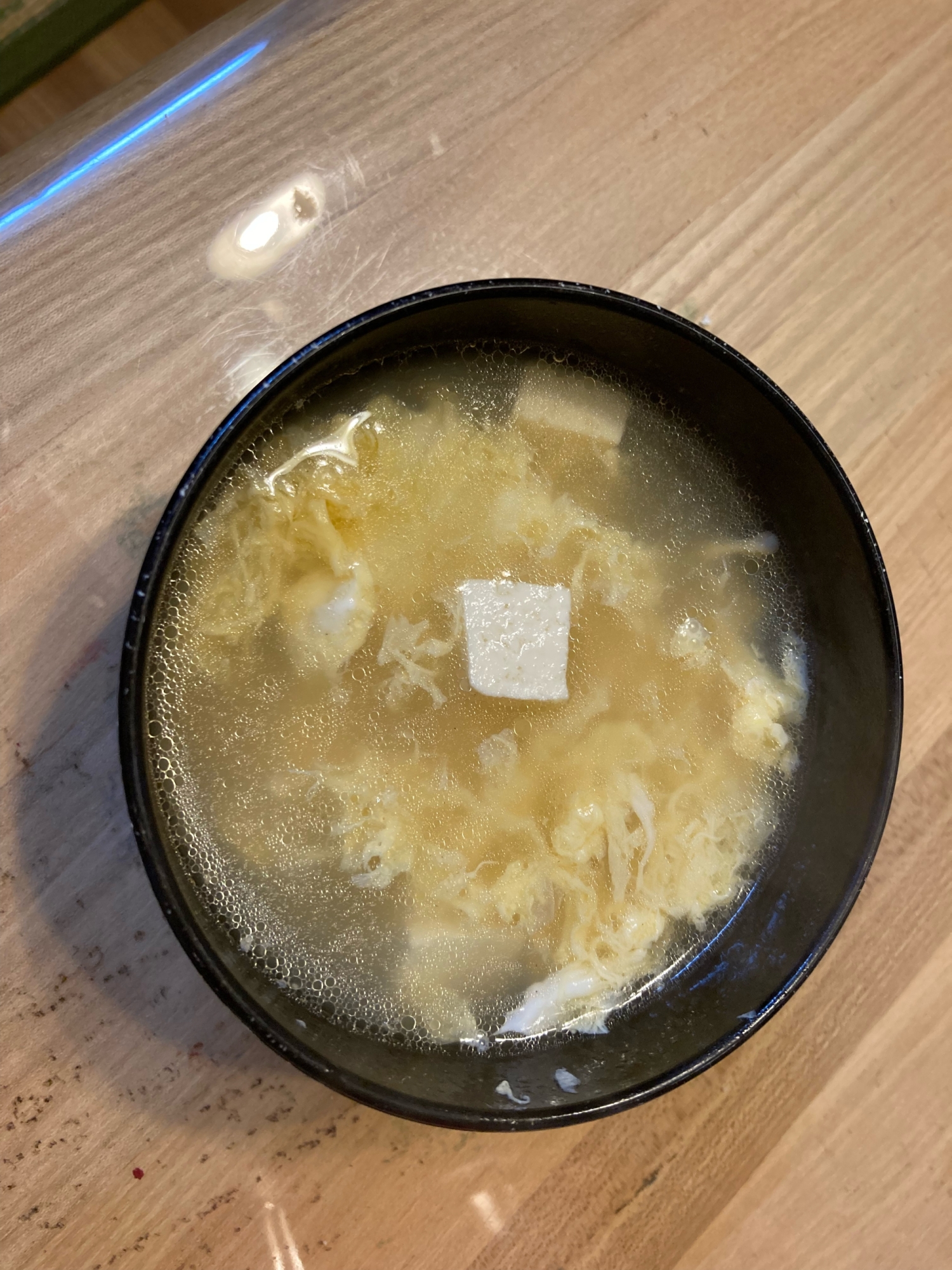 簡単時短‼️豆腐と卵のスープ