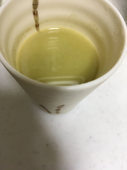 生クリーム入り抹茶ラテ