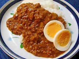 圧力鍋で簡単辛口キーマカレー