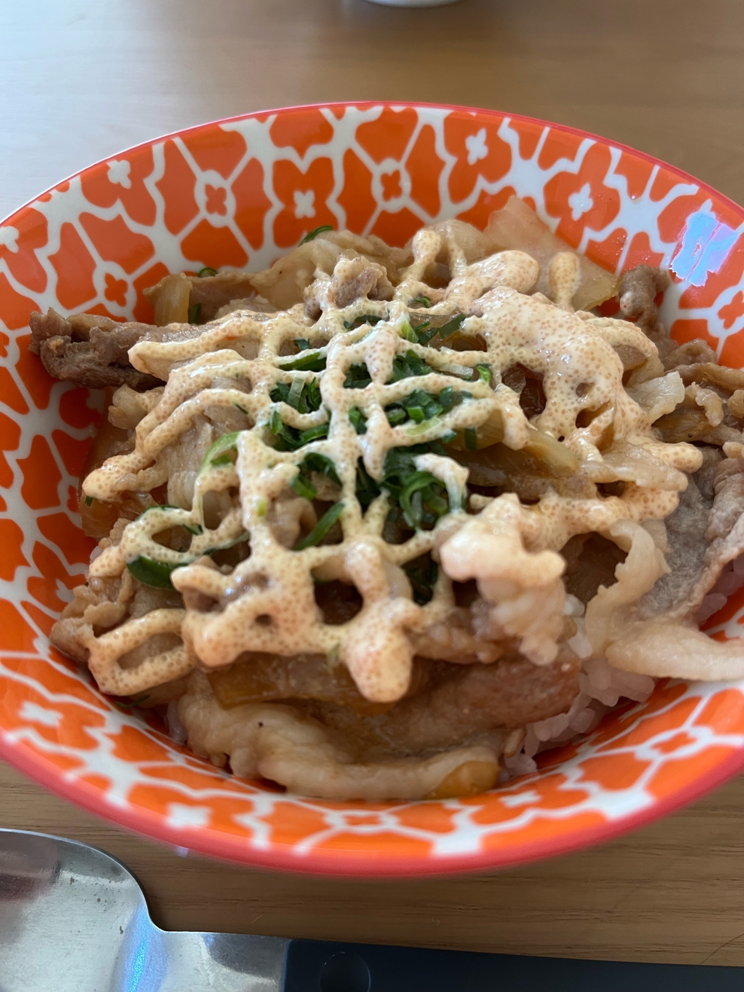 明太マヨ豚丼