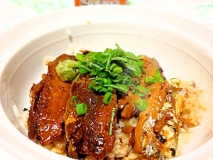 超簡単!さんま蒲焼缶丼‼