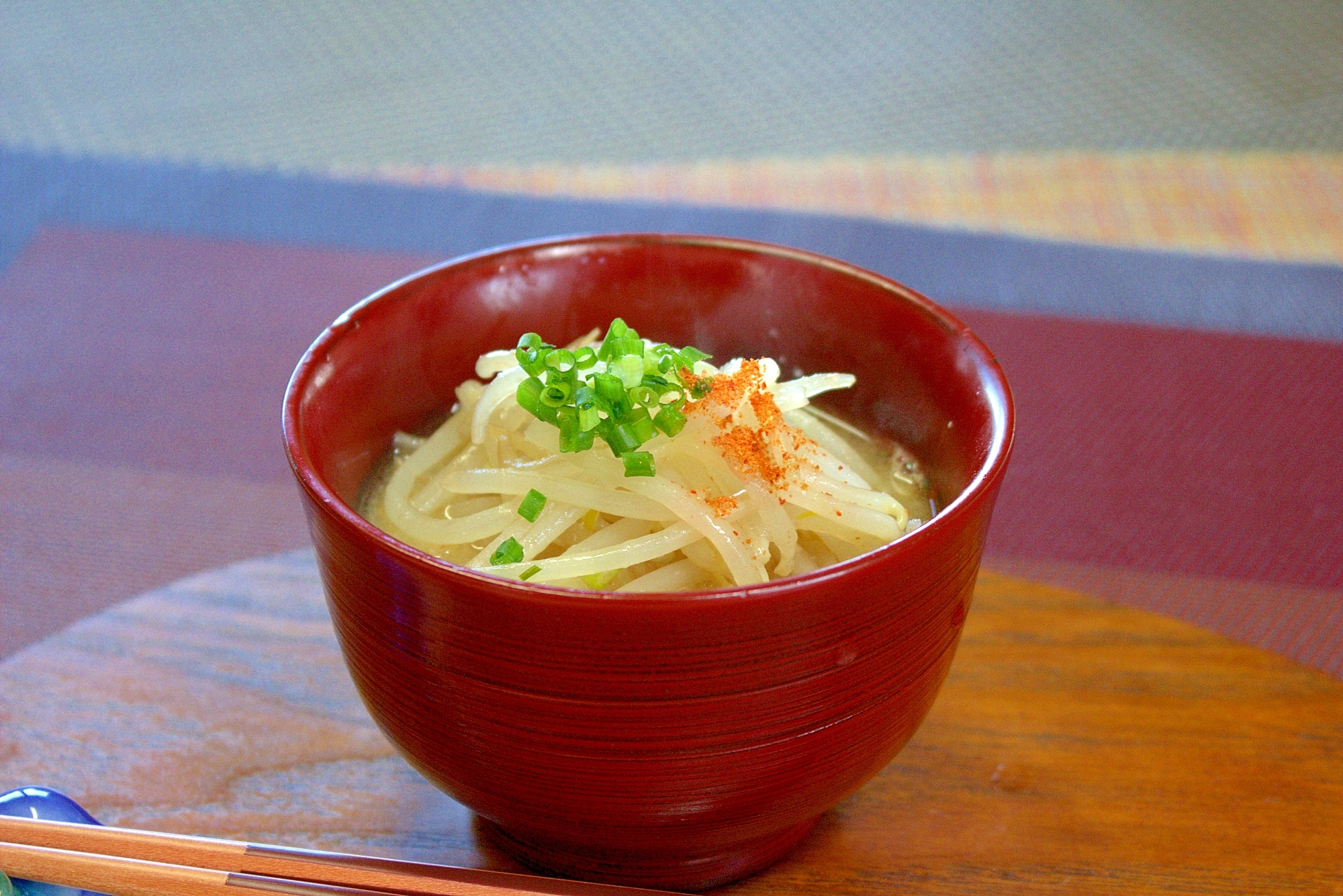 もやしの味噌汁