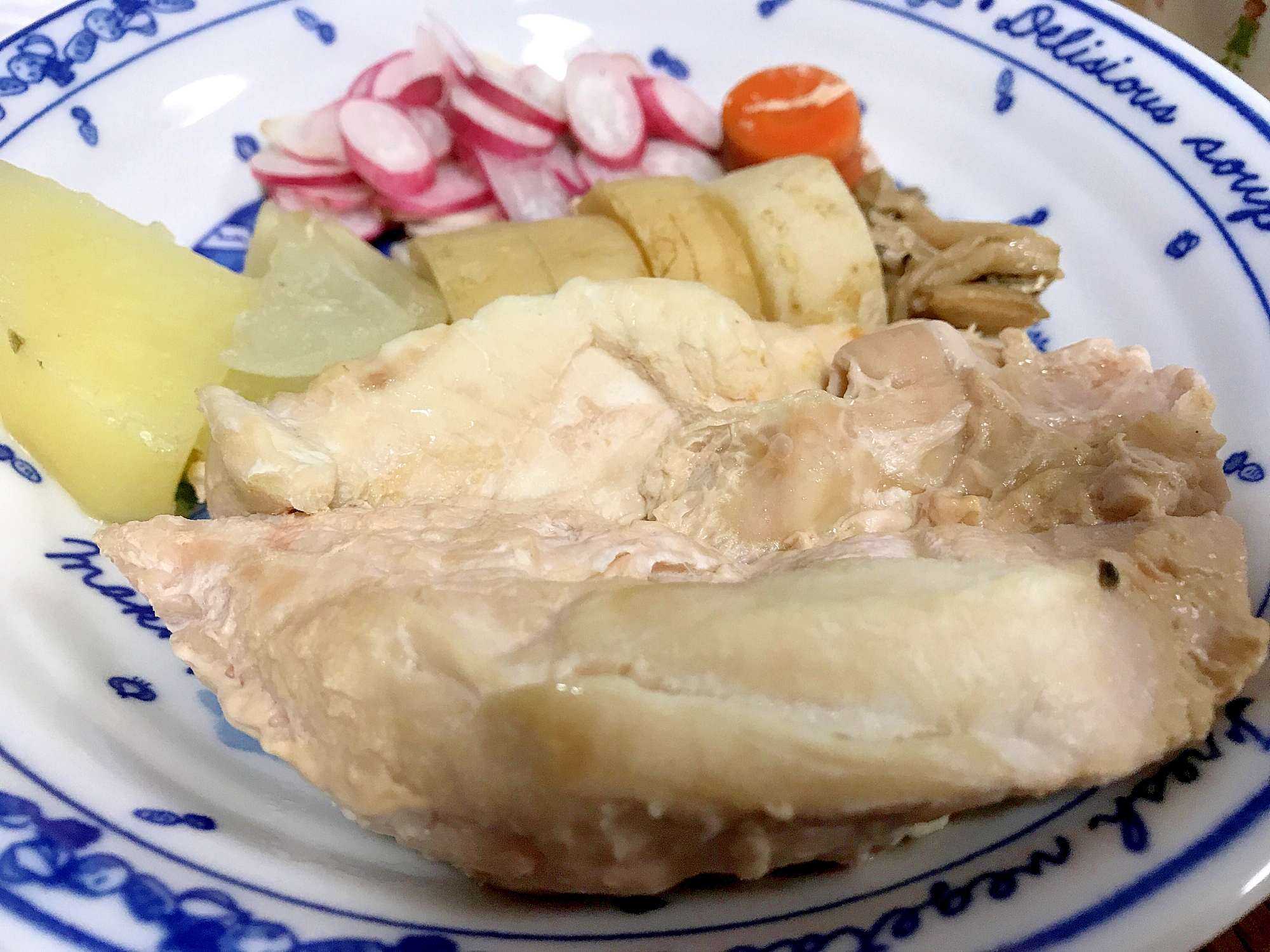 tacookメニュー！チキンと野菜のコンソメ煮