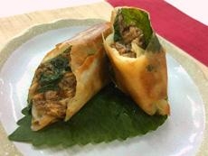 サバ缶で!カレー春巻き