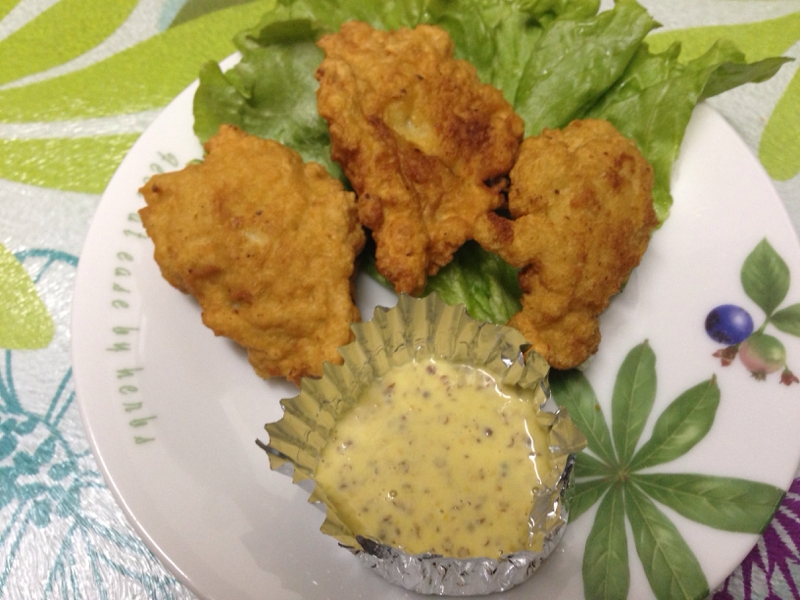 チキンナゲット ハニー粒マスタードソース レシピ 作り方 By にいさん6011 楽天レシピ