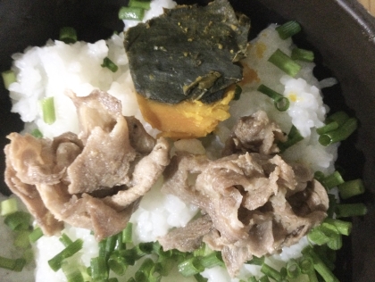かぼちゃと豚肉の炊き込みご飯