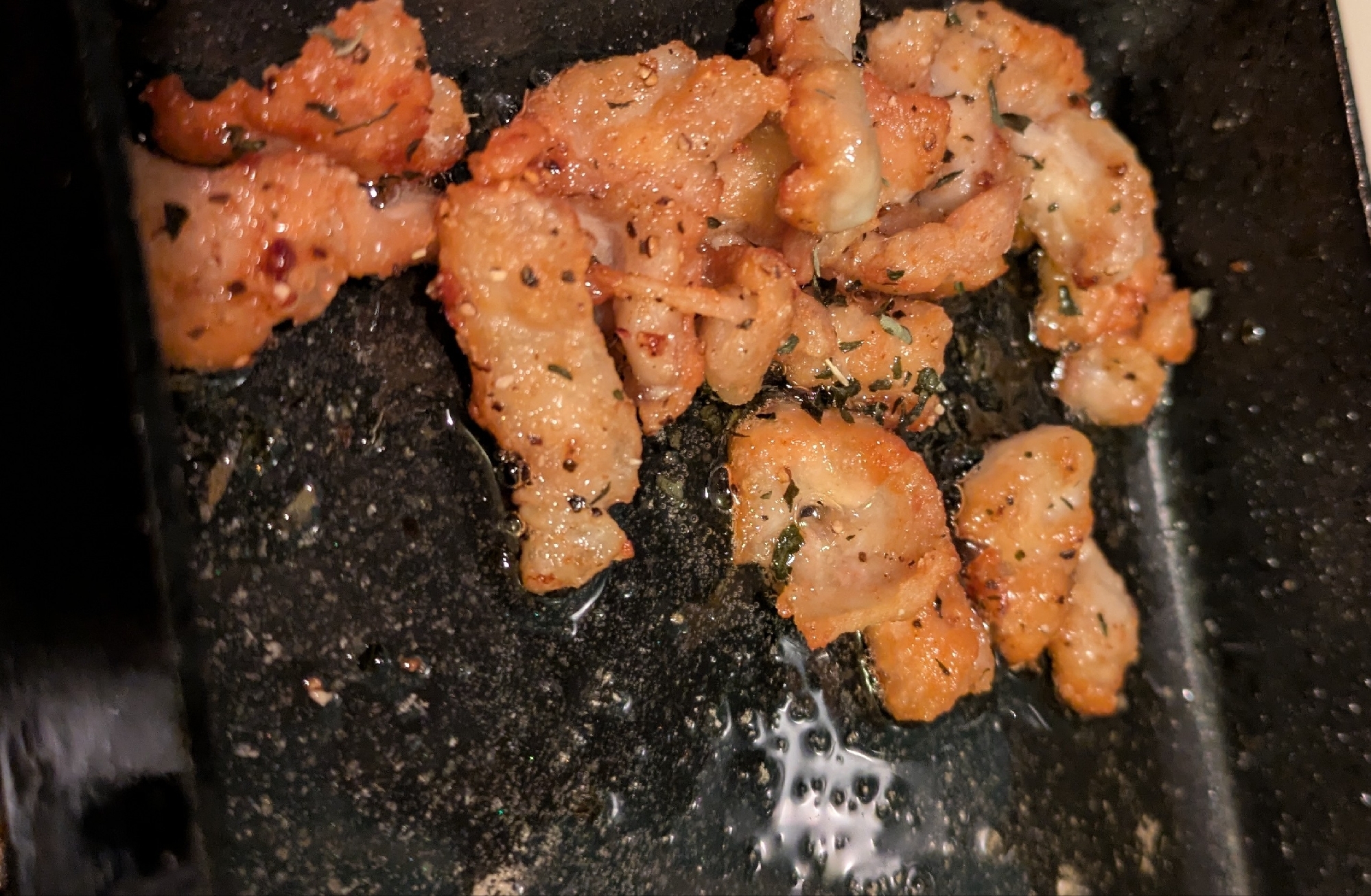 鶏皮カリカリ焼き