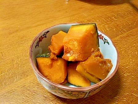 レンジでカンタン　かぼちゃの煮物