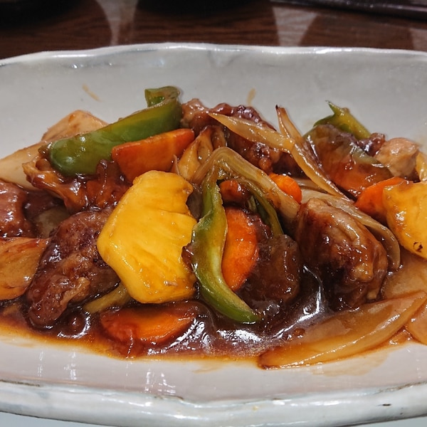 生パイナップル入り酢豚 レシピ 作り方 By Wataばあば 楽天レシピ 生パイナップル入り酢豚 レシピ 作り方 By Wataばあば 楽天レシピ