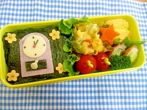 簡単キャラ弁 時の記念日 ボンボン時計のお弁当 レシピ 作り方 By Cherry05 楽天レシピ 簡単キャラ弁 時の記念日 ボンボン時計のお弁当 レシピ 作り方 By Cherry05 楽天レシピ