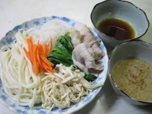 付けダレでいただく麺