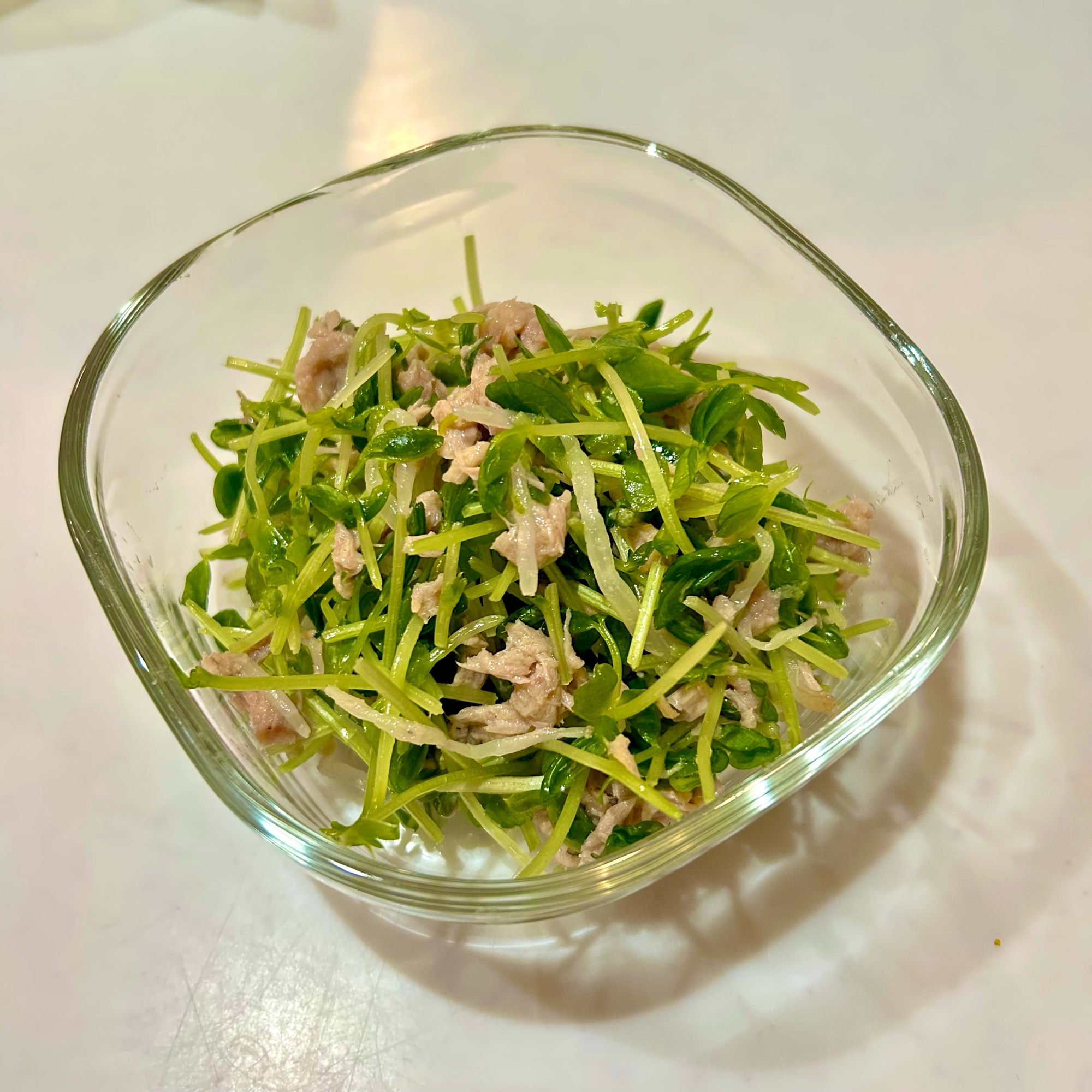 簡単！豆苗サラダ
