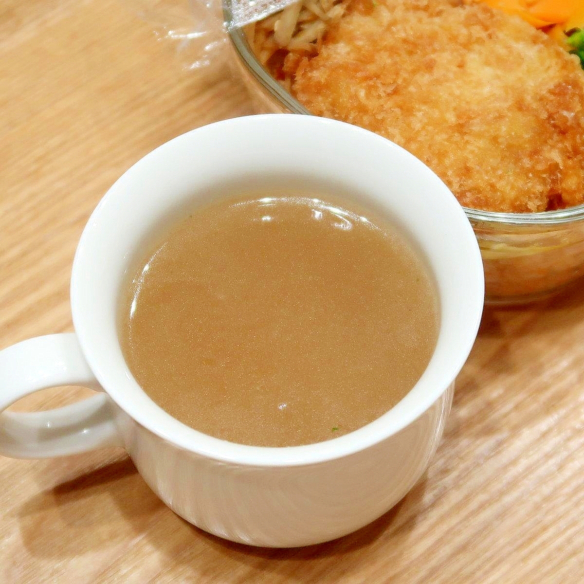 冷凍オニオンスープの素☆お湯を注ぐだけでスープ