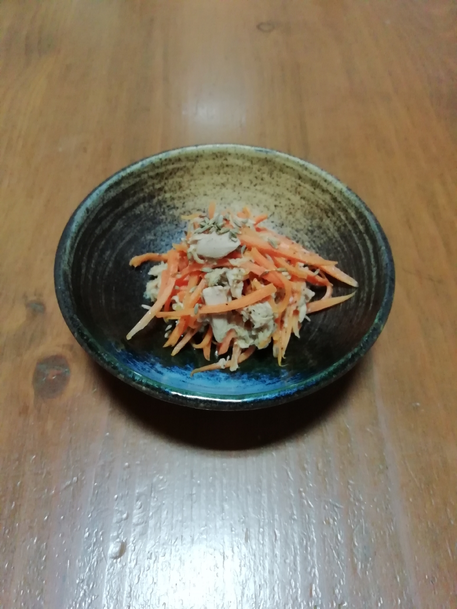 ツナと人参のクミン炒め