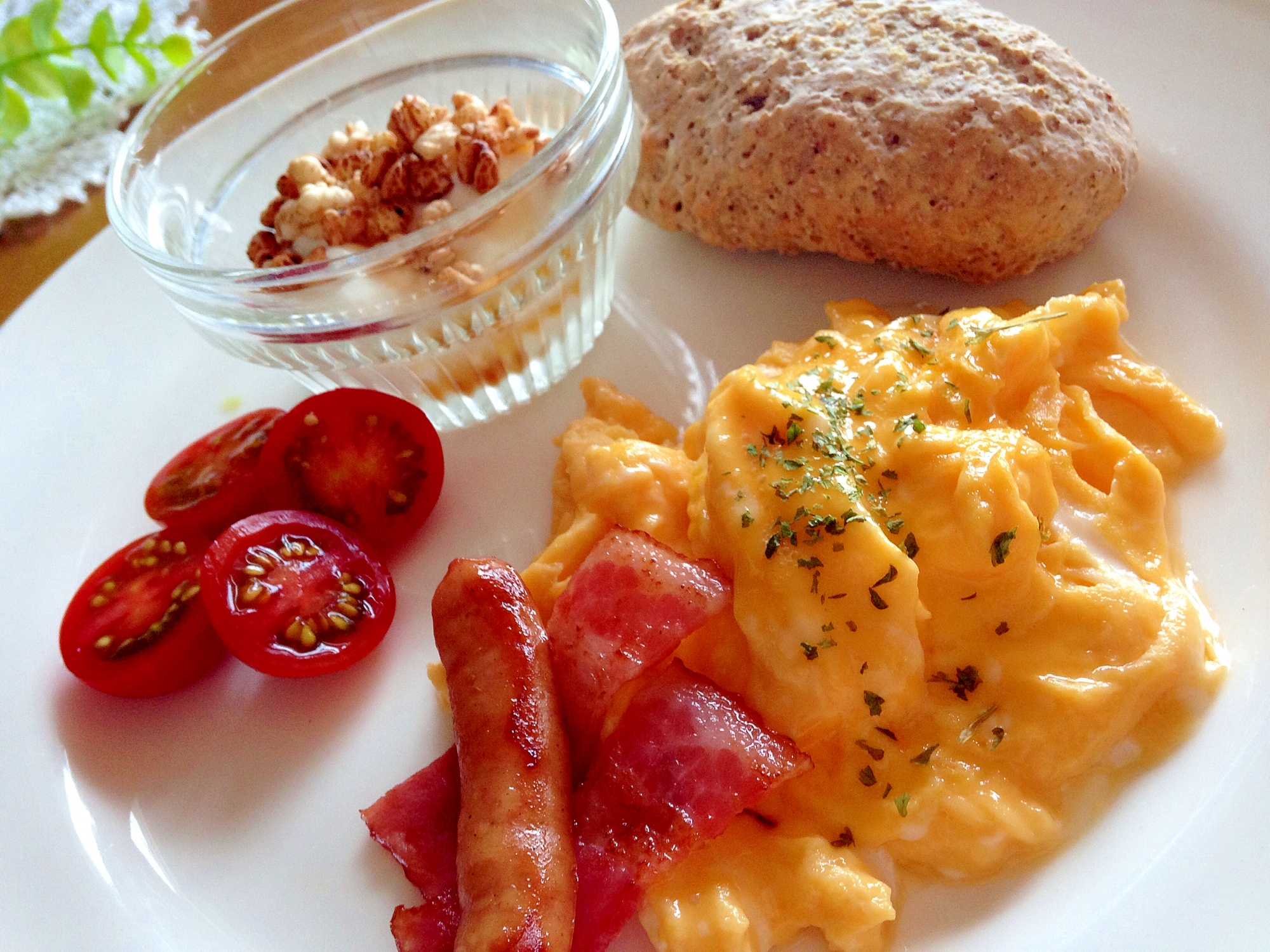 ワンプレート朝食