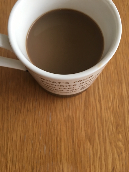 生姜ミルクホットコーヒー