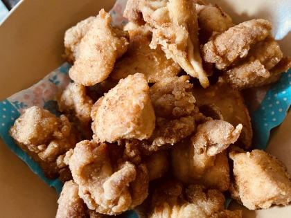 オリーブオイルで☆鶏の揚げ焼き