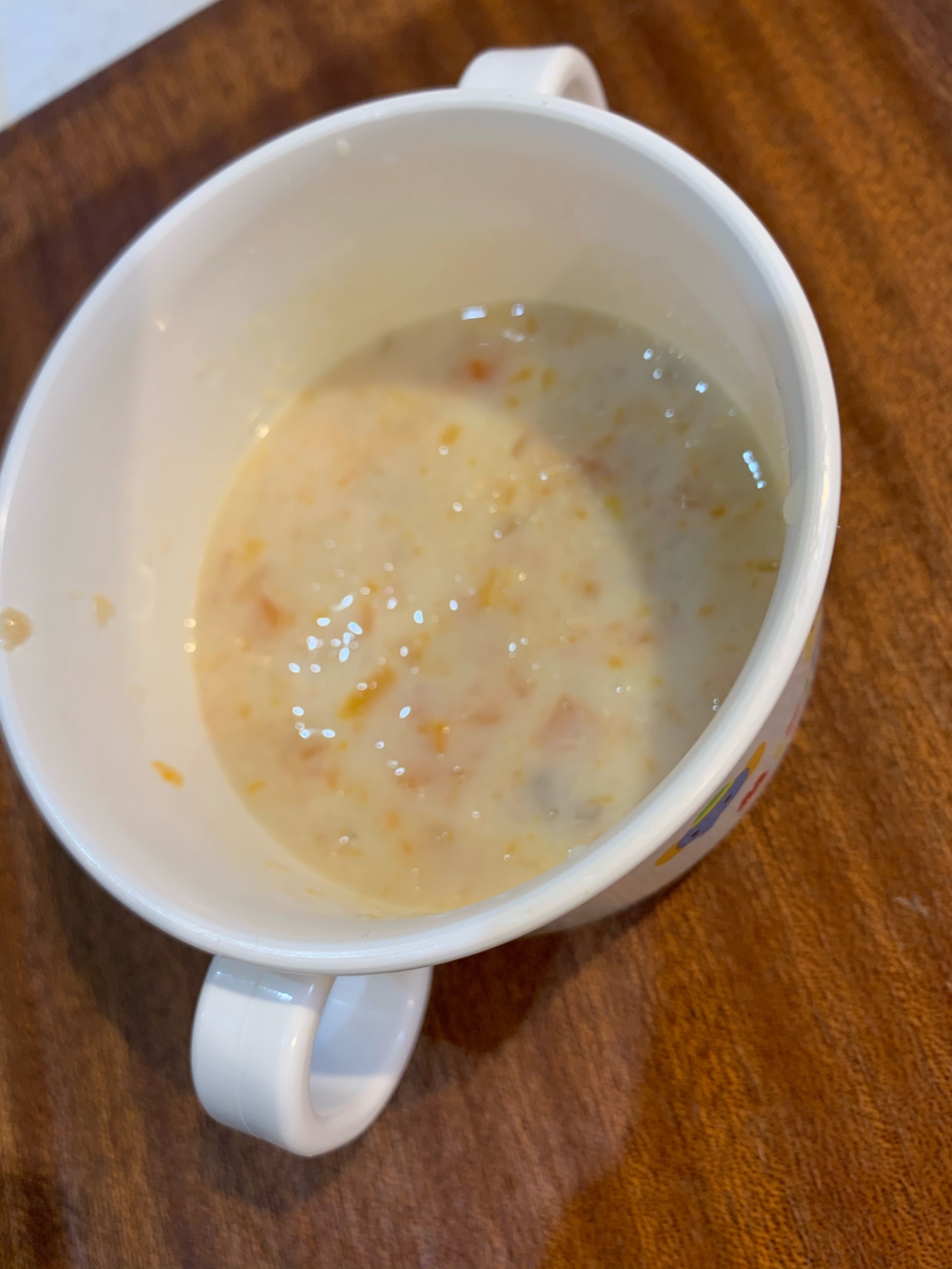 離乳食中期☆鮭のミルクスープ