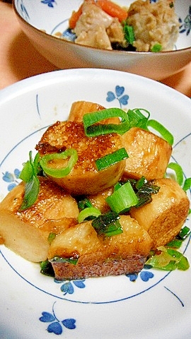 自然薯のバター醤油焼き