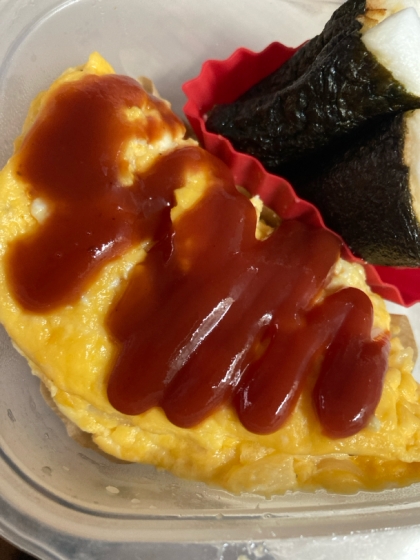 レンジで簡単オムレツ