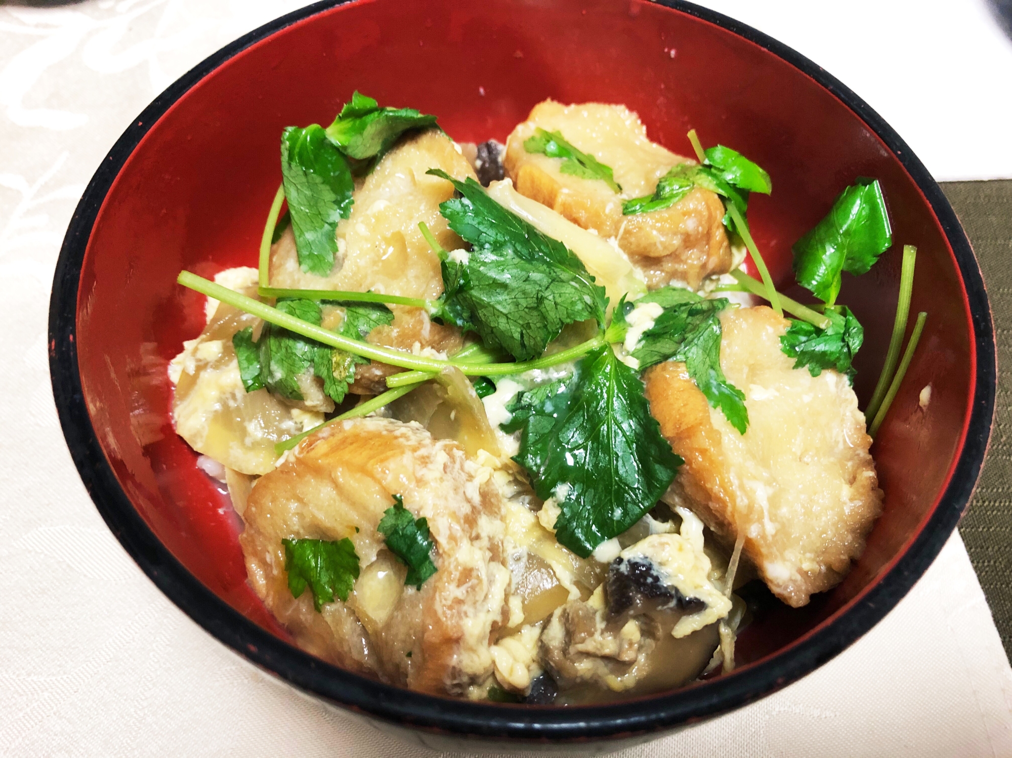 めんつゆで簡単♪仙台麩丼