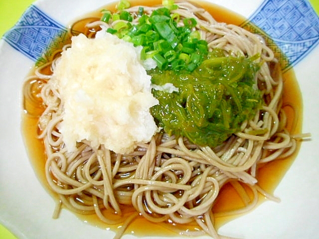 めかぶおろし蕎麦