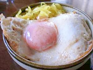 トローリ・コリコリ　和風目玉焼き丼