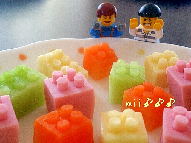 Lego レゴ ブロックサラダ キャラ弁にぜひ レシピ 作り方 By Mii 楽天レシピ