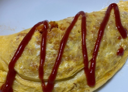 カレー味のオムライス