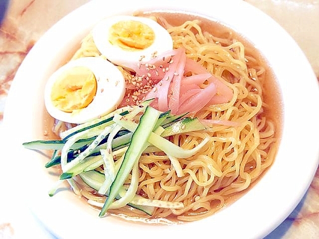 さっぱり系！夏の冷やし醤油ラーメン♪