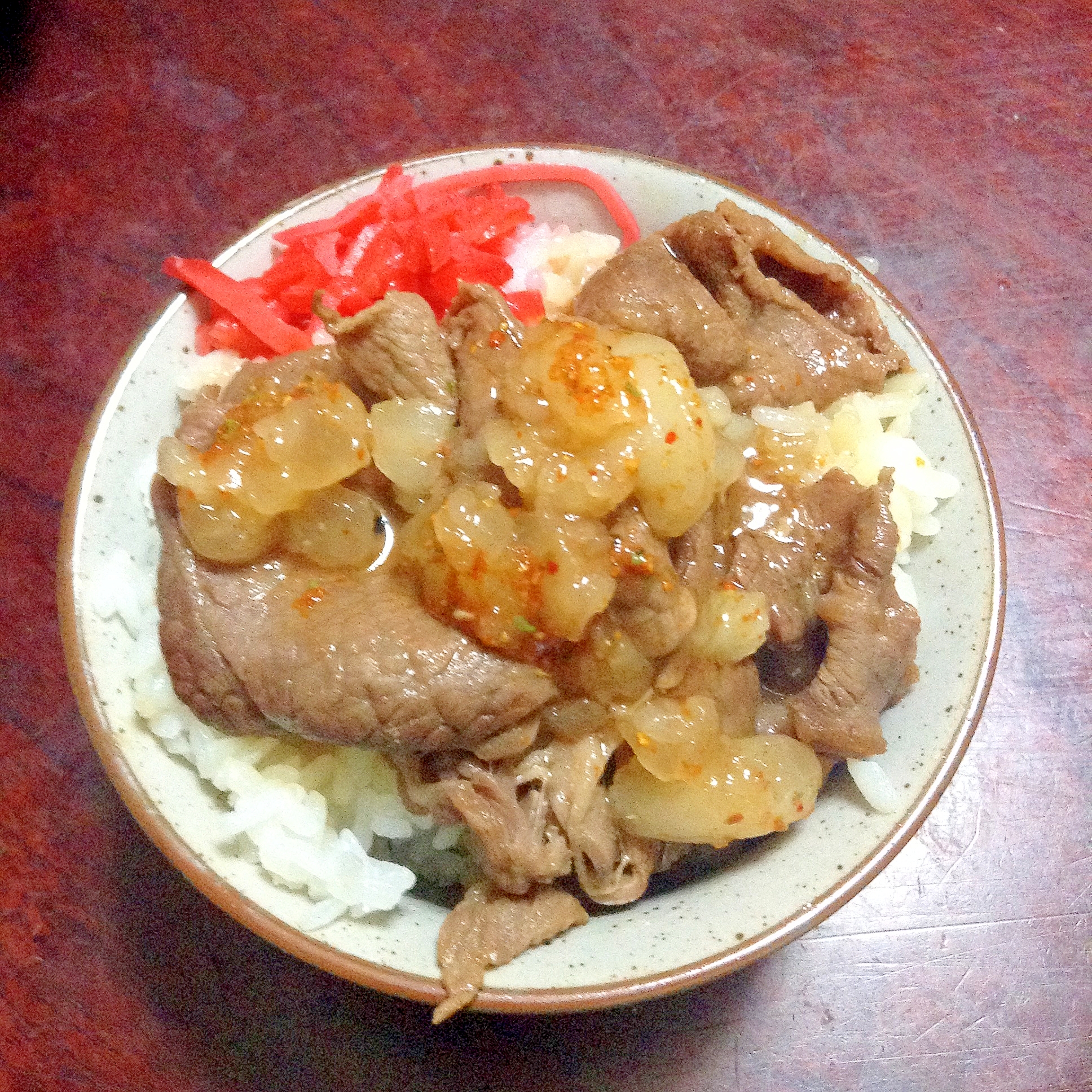 牛脂チャッチャ系☆牛丼【ガッツリ飯】