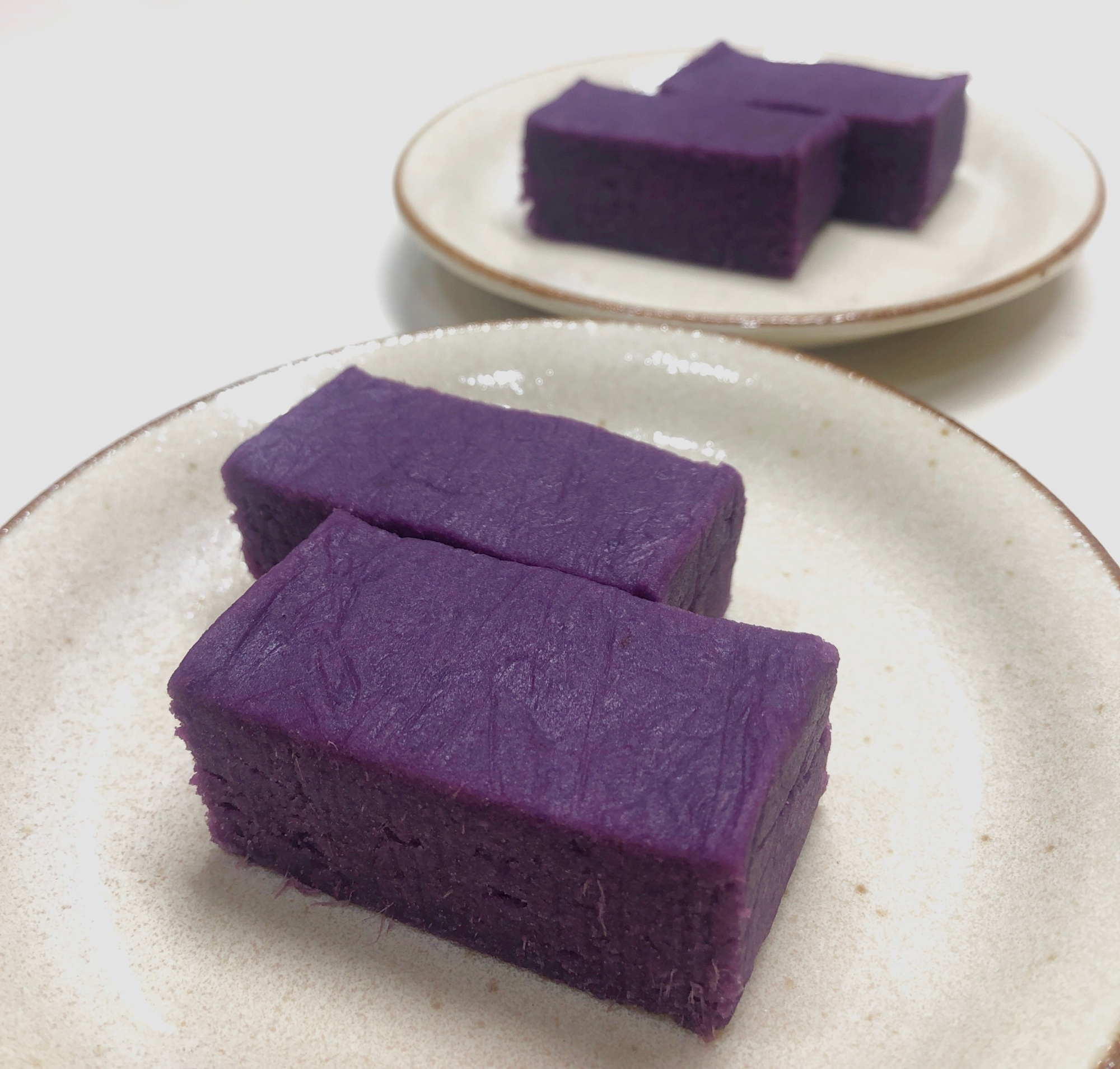 紫芋ようかん（圧力鍋使用）