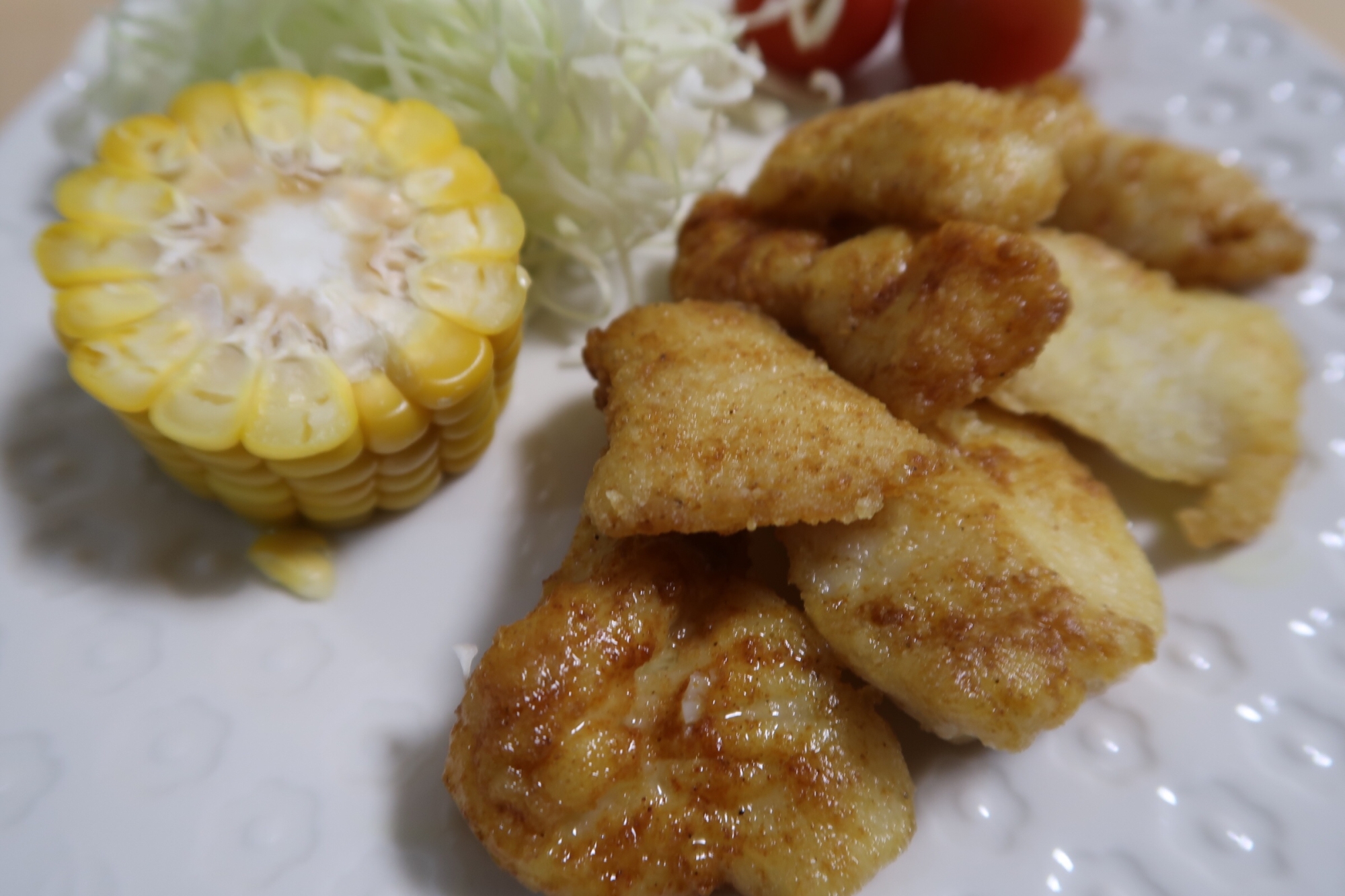 サックリふんわり⭐子供好き白身魚のカレー風味焼き