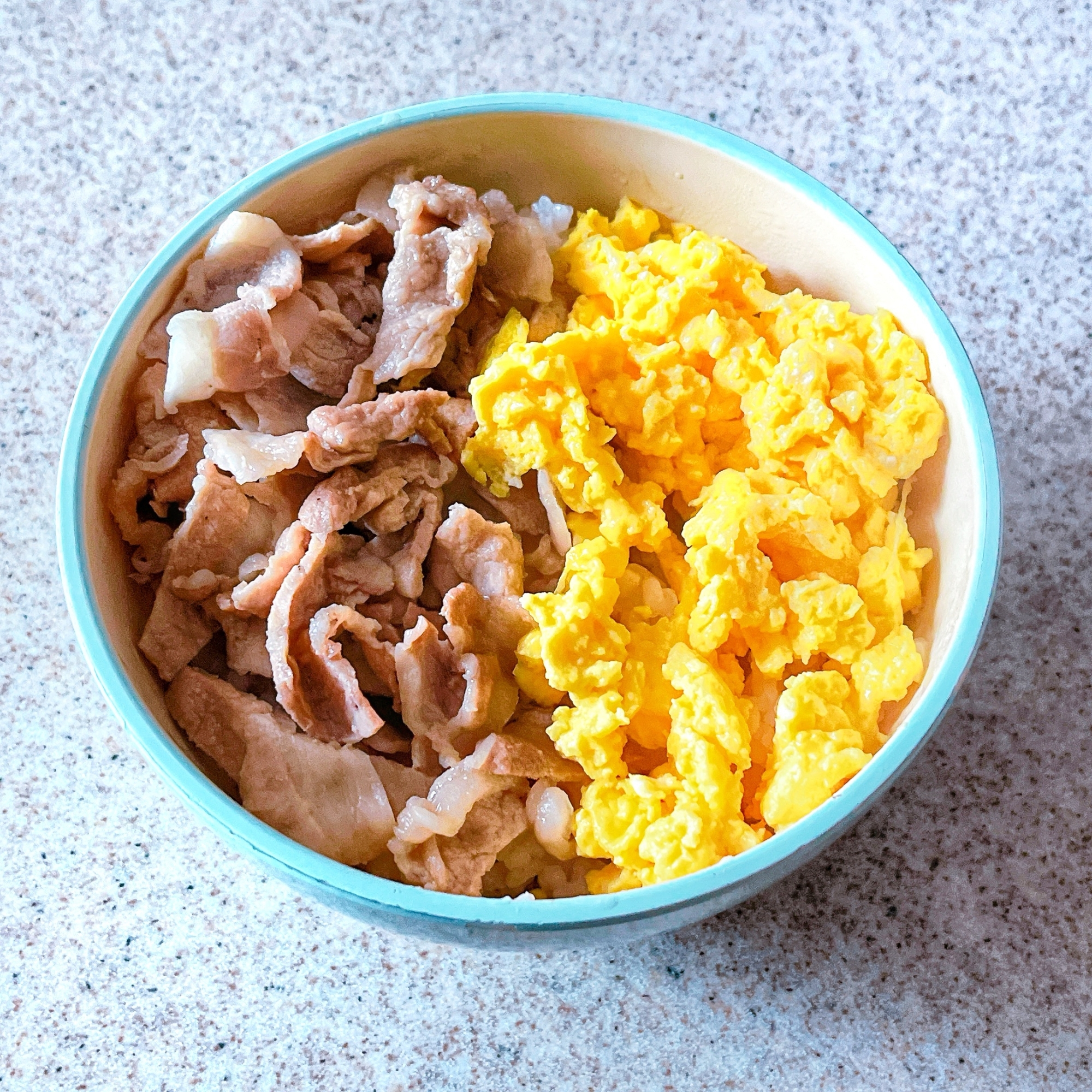 二色丼￤しゃぶポンをリメイク￤簡単￤どんぶり飯