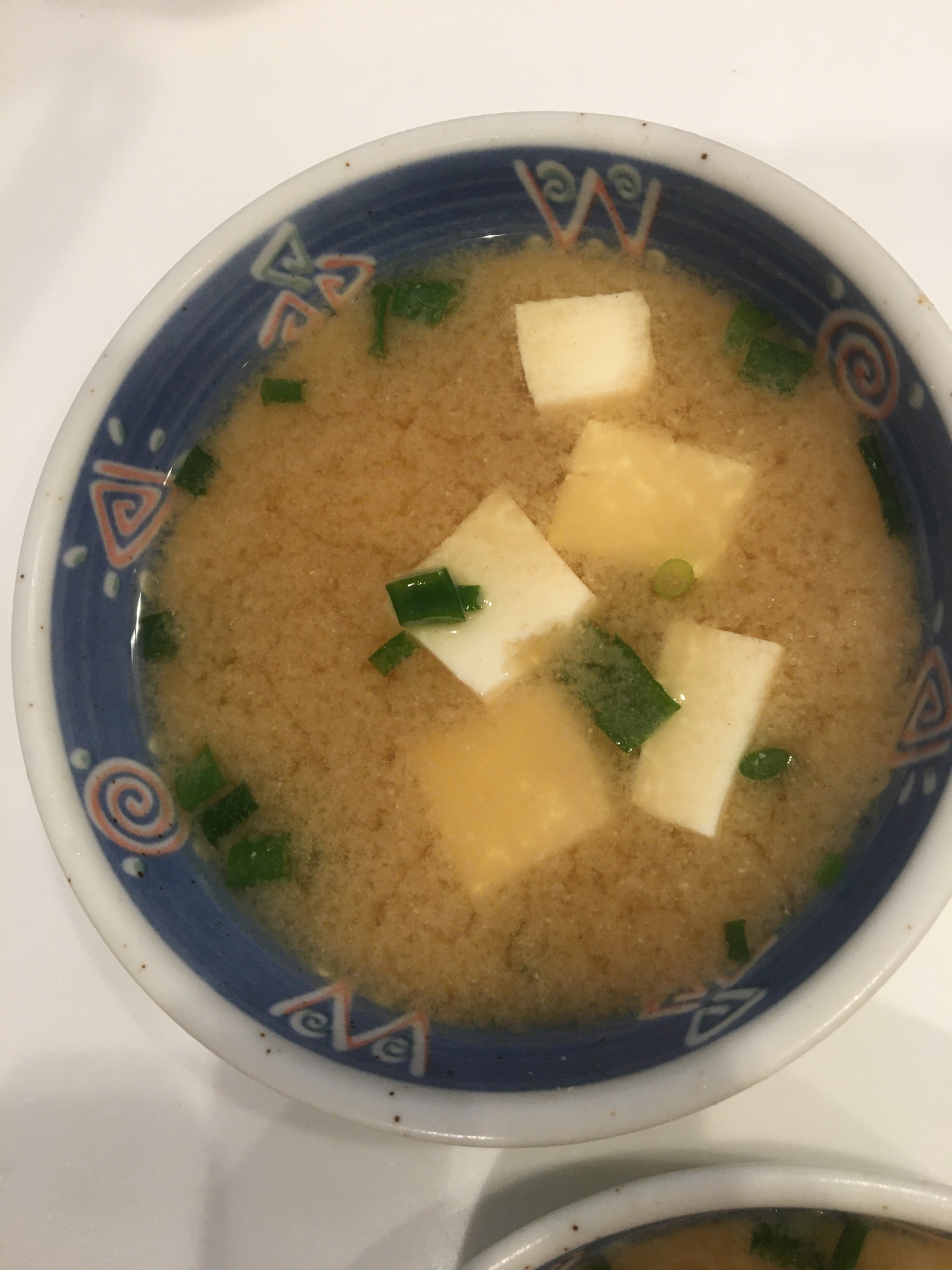 高速！豆腐と細ネギ味噌汁