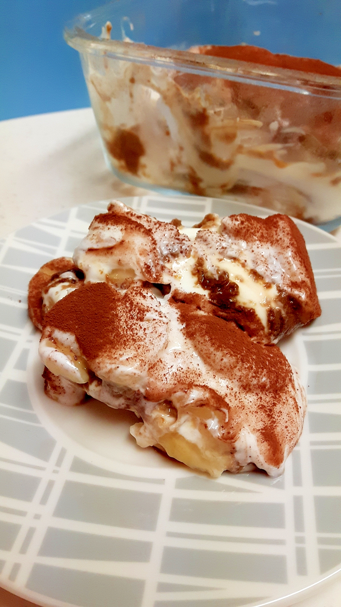 簡単！(^^)バナナとヨーグルトのティラミス♪