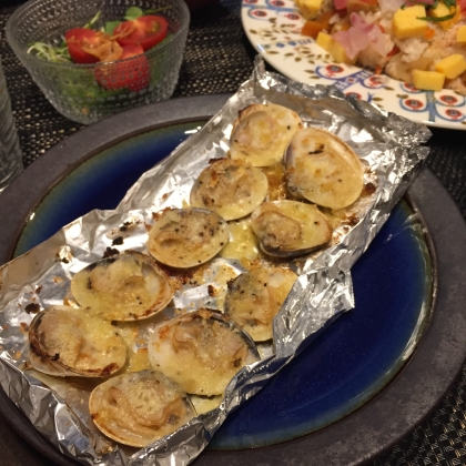 すごい美味しかったです〜！
こんな美味しいハマグリの食べ方は初めてでした！
ごちそうさまでした♡
旦那もパクパク食べるのが止まりませんでした！笑