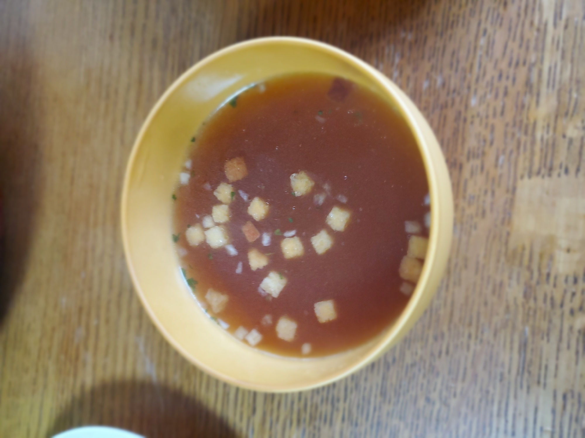 醤油コンソメスープ