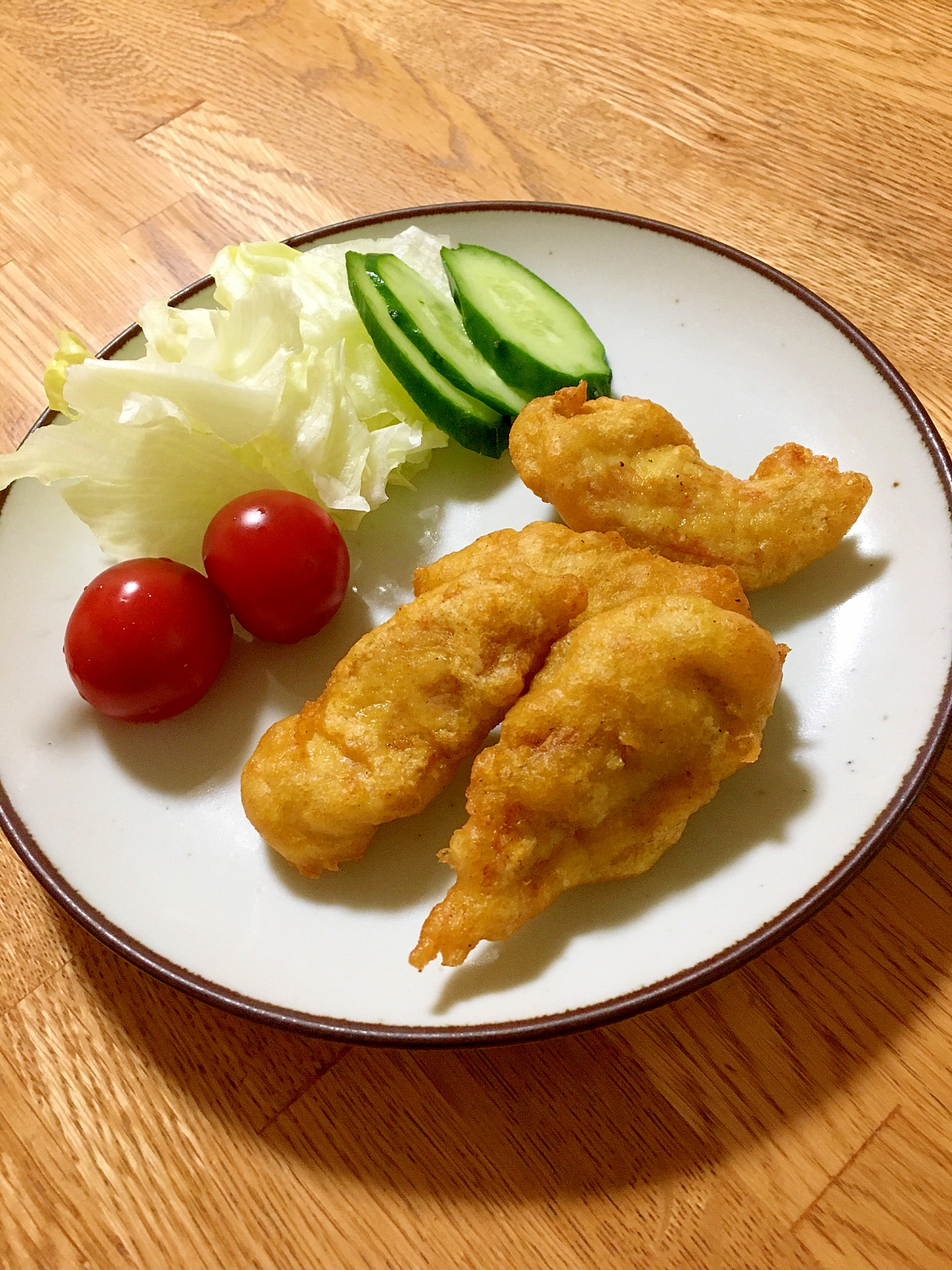 お弁当にも！鶏むね肉のカレー揚げ