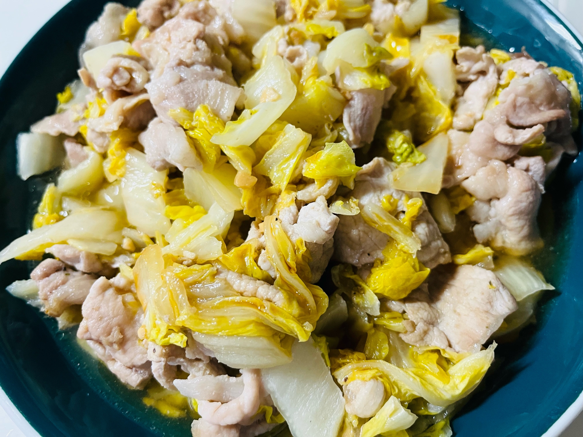 ぽん酢で♩¨̮白菜と豚肉の炒めもの
