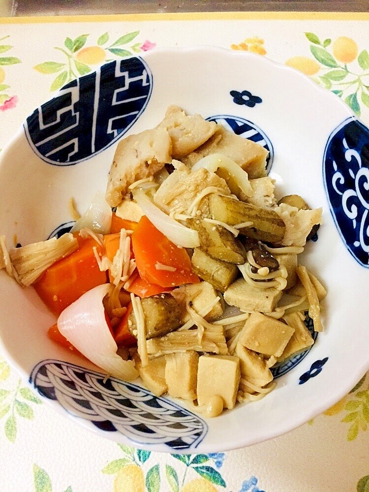 高野豆腐と根菜の味噌煮 レシピ・作り方 by kaede* - 楽天レシピ