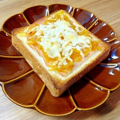 マーマレードが合う♡ハムチーズトースト