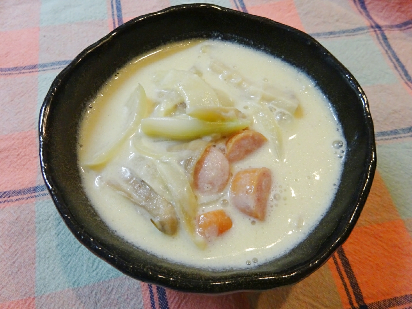 ご飯もパンも合う 濃厚おかず豆乳スープ レシピ 作り方 By Nishimori 楽天レシピ
