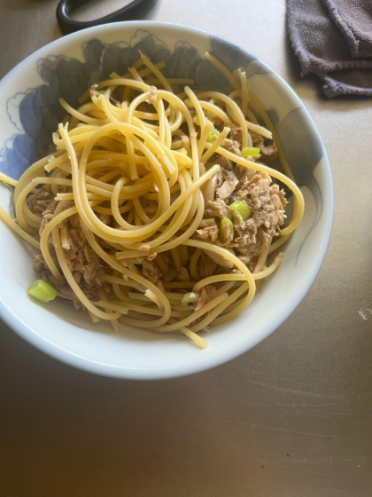 和風ツナパスタ