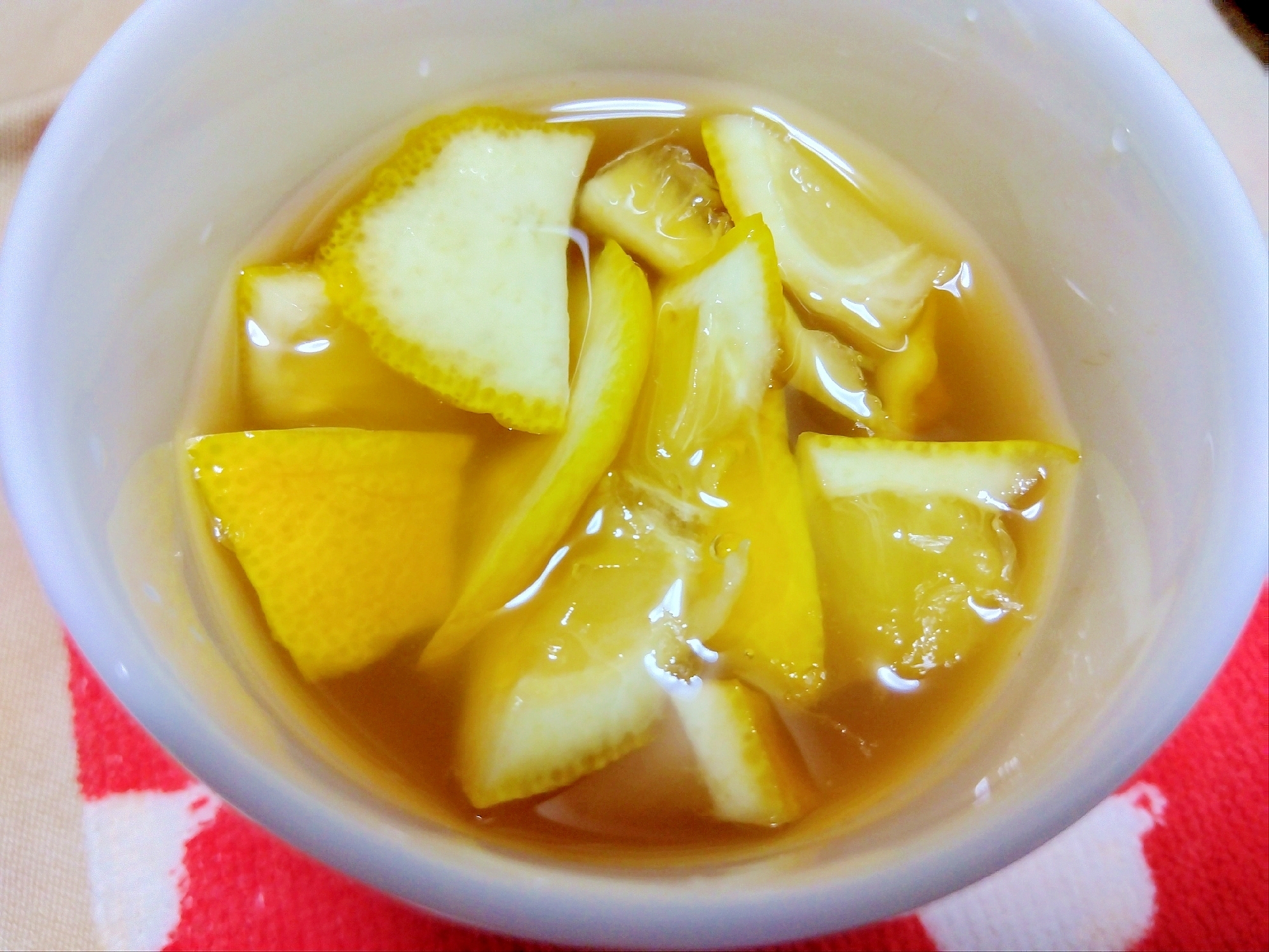 国産レモンの蜂蜜&紅茶漬け