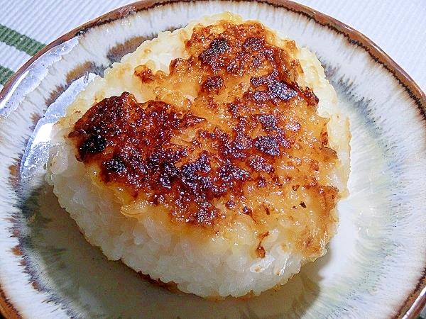 フライパンで甘味噌の焼きおにぎり