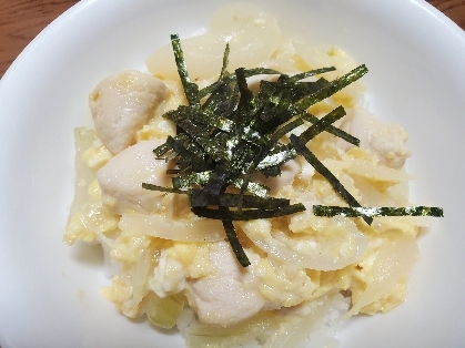 夏向きあっさりつゆだく親子丼